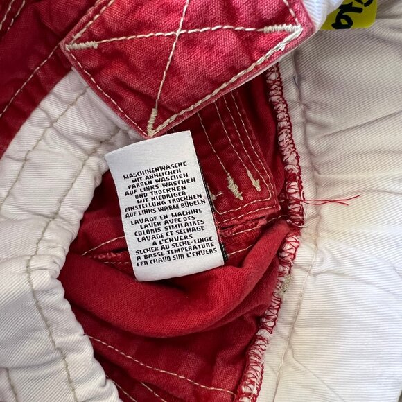 Mini boden shorts boys 4 red cargo casual summer classic preppy vacation school - Picture 5 of 13